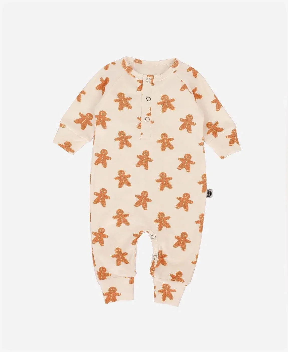 Macacão de Bebê Raglan Botões Unissex | Gingerbread - MiniMalista Baby - 0, 2macacoespor199, b2b, Baby, Christmas, com-desconto-mm10, Meia Estação, Menina, natal, Neutro, tab-tam-mac-botões, Unissex, Xmas -bebê-minimalista-estiloso