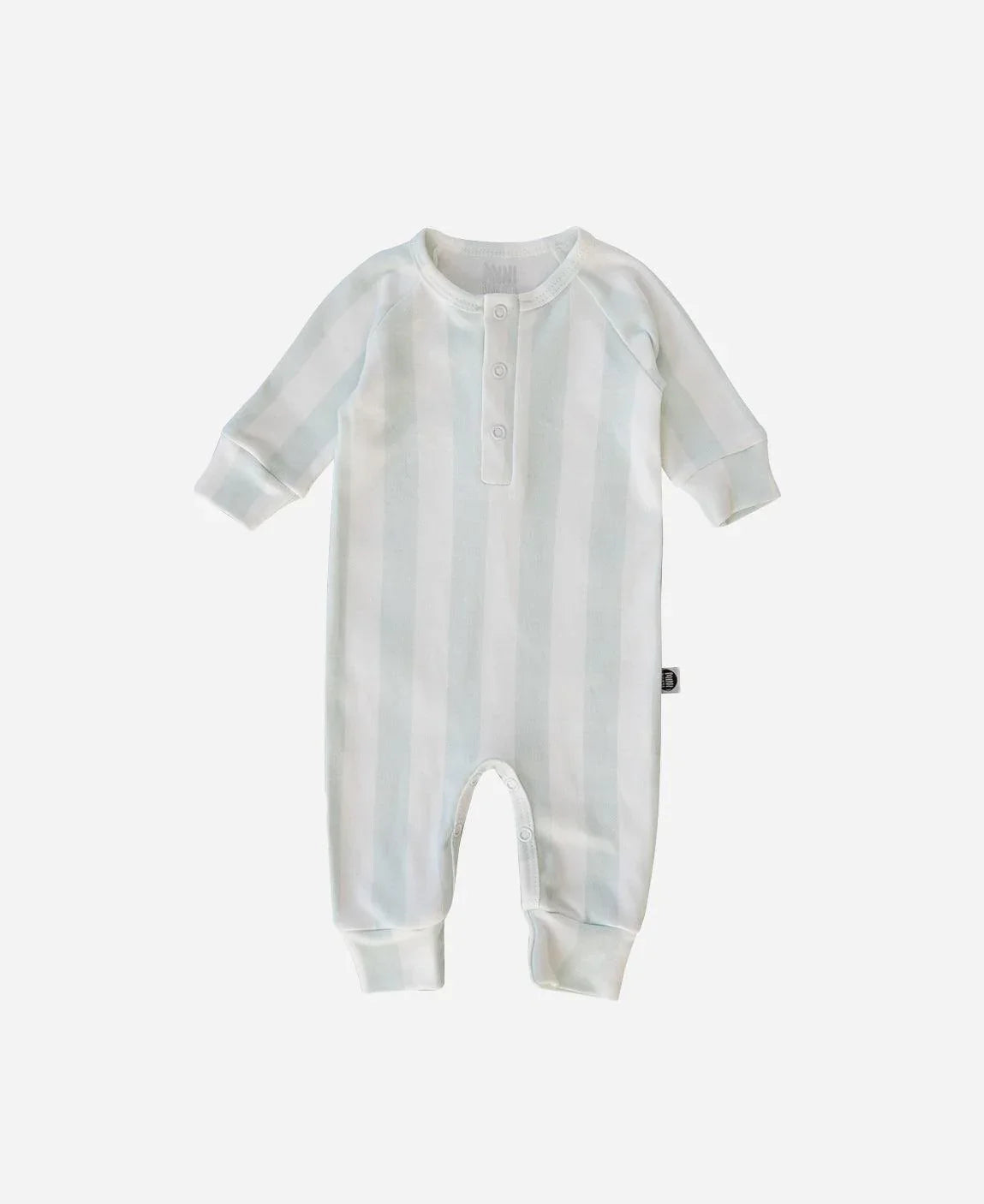 Macacão de Bebê Raglan Botões Unissex | Listras Fresh - MiniMalista Baby - 0.3, 2macacoespor199, b2b, Baby, black-friday, com-desconto-mm10, Meia Estação, Menino, new, tab-tam-mac-botões -bebê-minimalista-estiloso