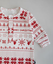 Macacão de Bebê Raglan Botões Unissex | Xmas Tricot - MiniMalista Baby - 0, 2macacoespor199, b2b, Baby, Christmas, com-desconto-mm10, Meia Estação, Menina, natal, Neutro, tab-tam-mac-botões, Unissex, Xmas -bebê-minimalista-estiloso