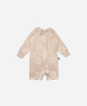 Macaquinho de Praia Estampado UV50+ | Smiley - MiniMalista Baby - 0, b2b, Baby, Calor, com-desconto-mm10, Menino, Neutro, tab-tam-macaquinho-praia, Unissex, Verão -bebê-minimalista-estiloso