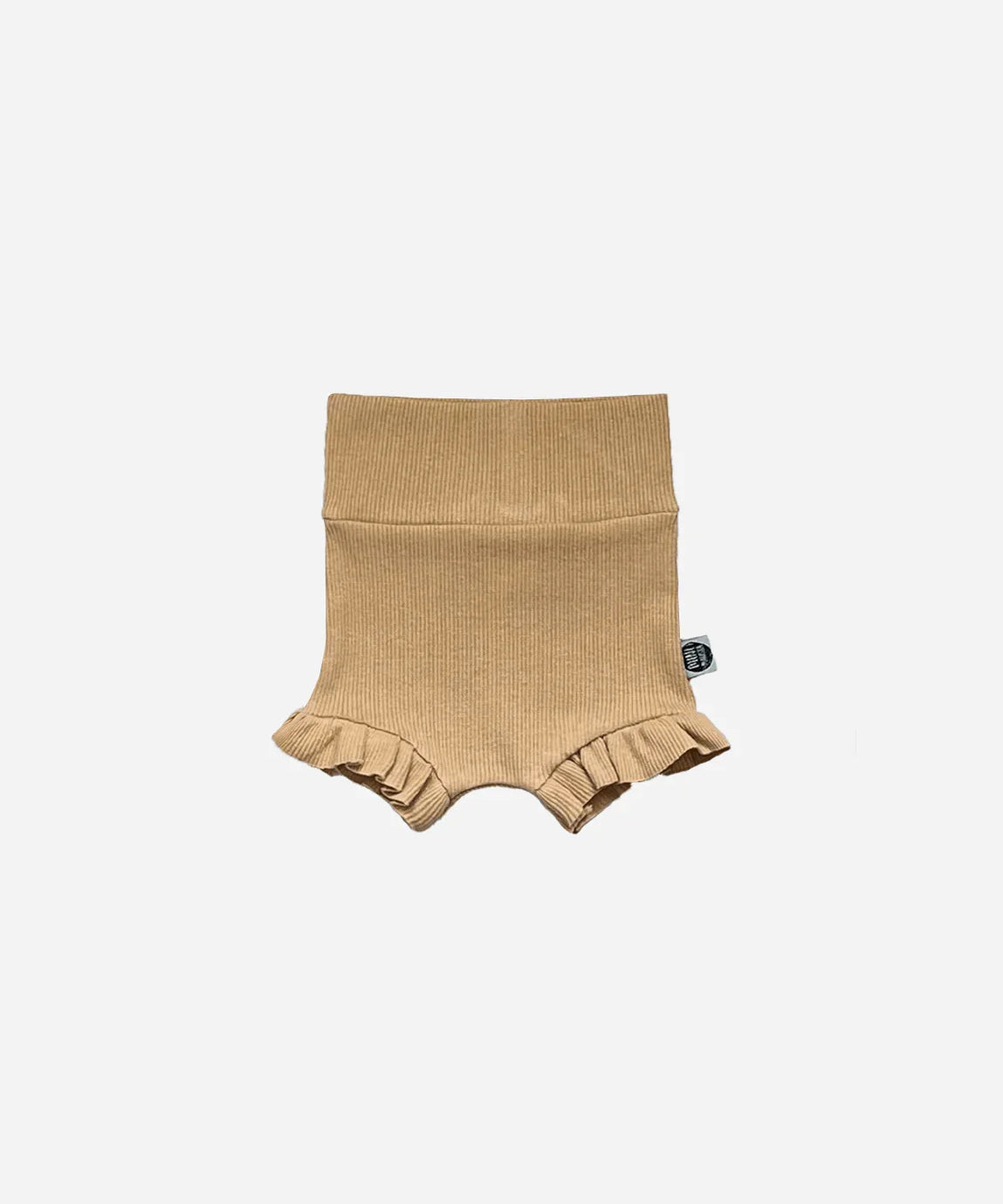 Shorts Panties Babado Canelado MiniMalista | Liso Cinnamon - MiniMalista Baby - 0.3, b2b, Baby, black-friday, Calor, com-desconto-mm10, Menina, tab-tam-panties, Verão -bebê-minimalista-estiloso