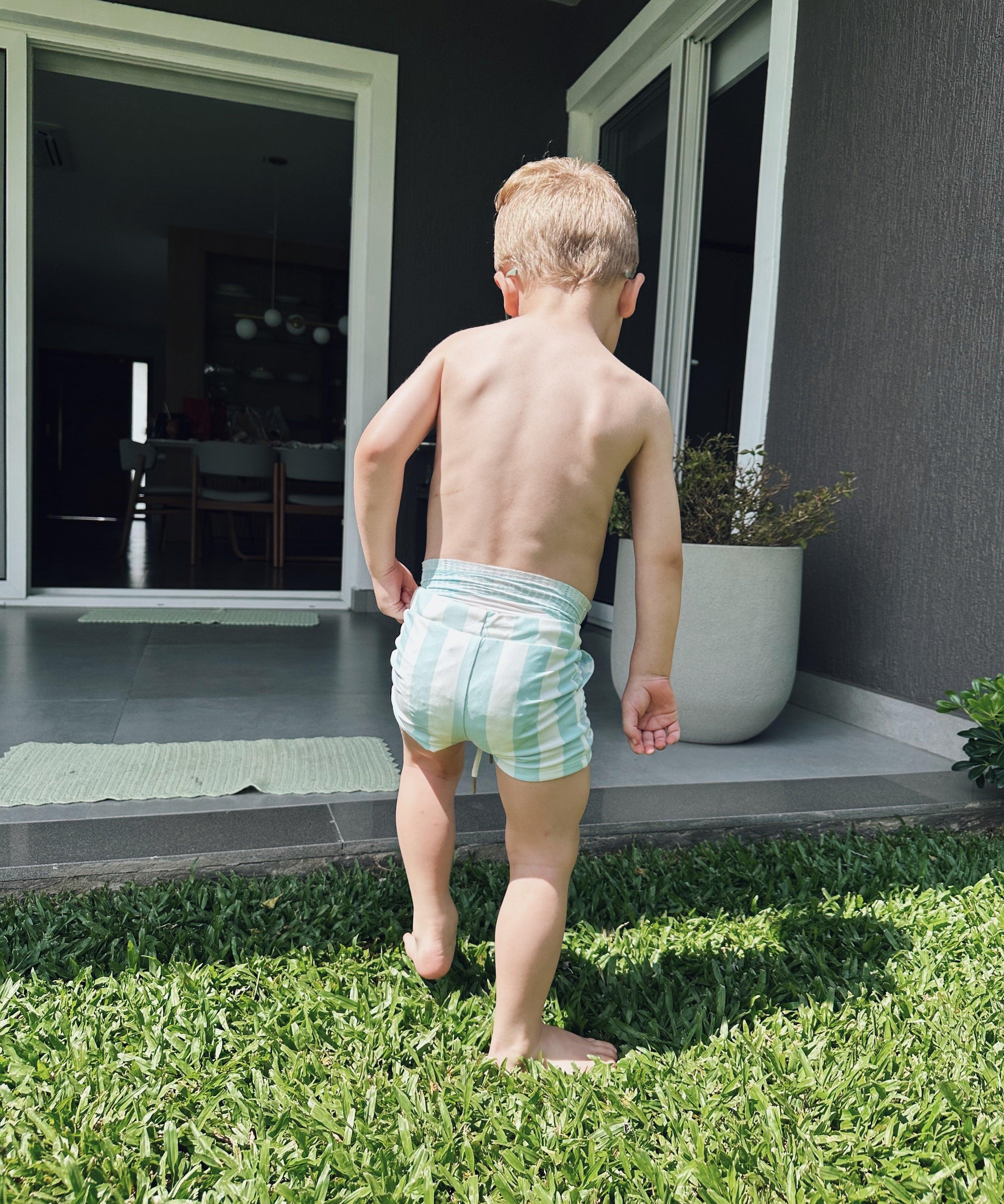 Sunga Infantil Estampado UV50+ | Listras Fresh - MiniMalista Baby - 0, b2b, Calor, com-desconto-mm10, Menino, new, Verão -bebê-minimalista-estiloso