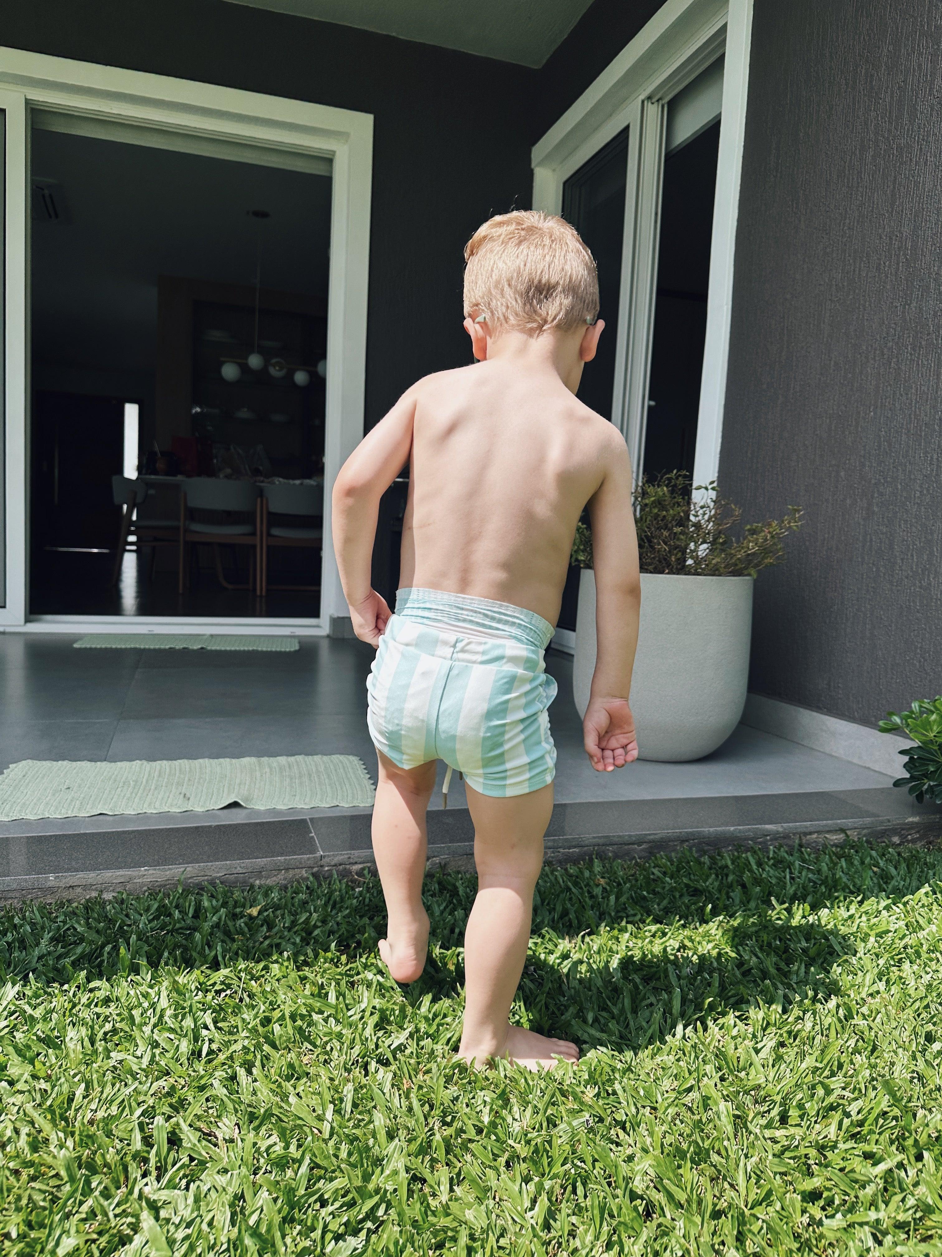 Sunga Infantil Estampado UV50+ | Listras Fresh - MiniMalista Baby - 0, b2b, Calor, com-desconto-mm10, Menino, new, Verão -bebê-minimalista-estiloso