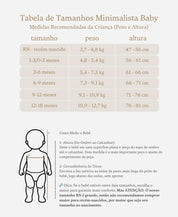 Macacão de Bebê Ziper com opção de Pezinho | Mystic Eyes