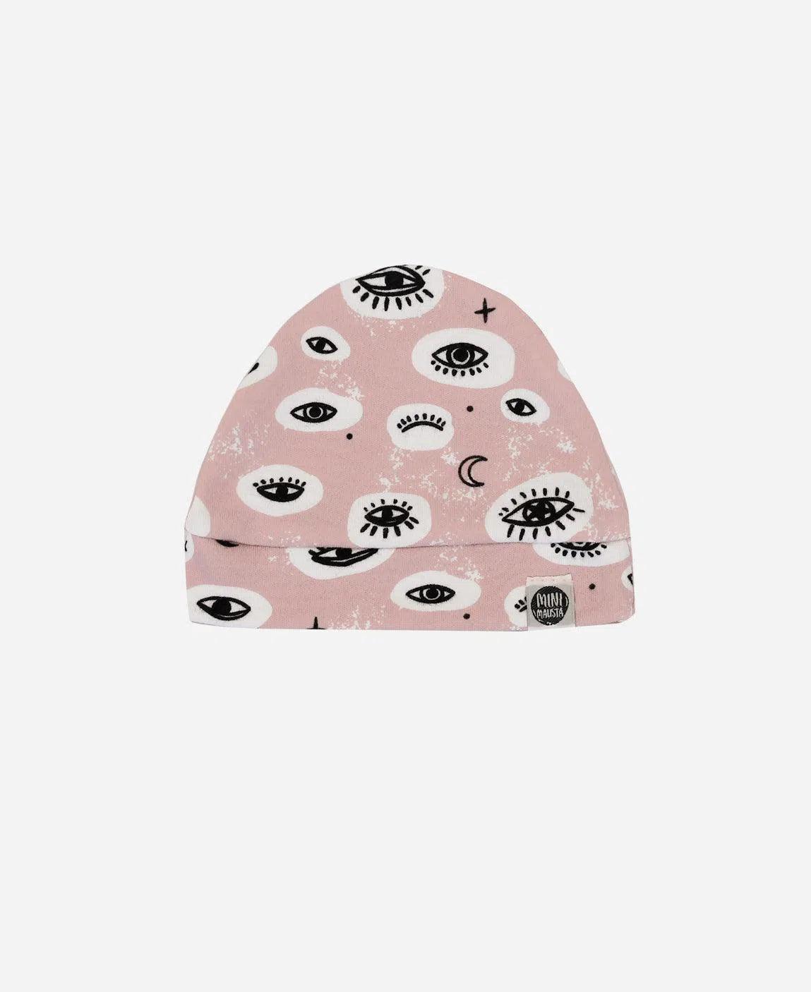 Touca de Bebê Unissex | Mystic Eyes - MiniMalista Baby - 0.3, 0.45, b2b, Baby, black-friday, Meia Estação, Menina, outlet, SALE-FINAL, tab-tam-touca-bebe, Winter Sale 40% -bebê-minimalista-estiloso