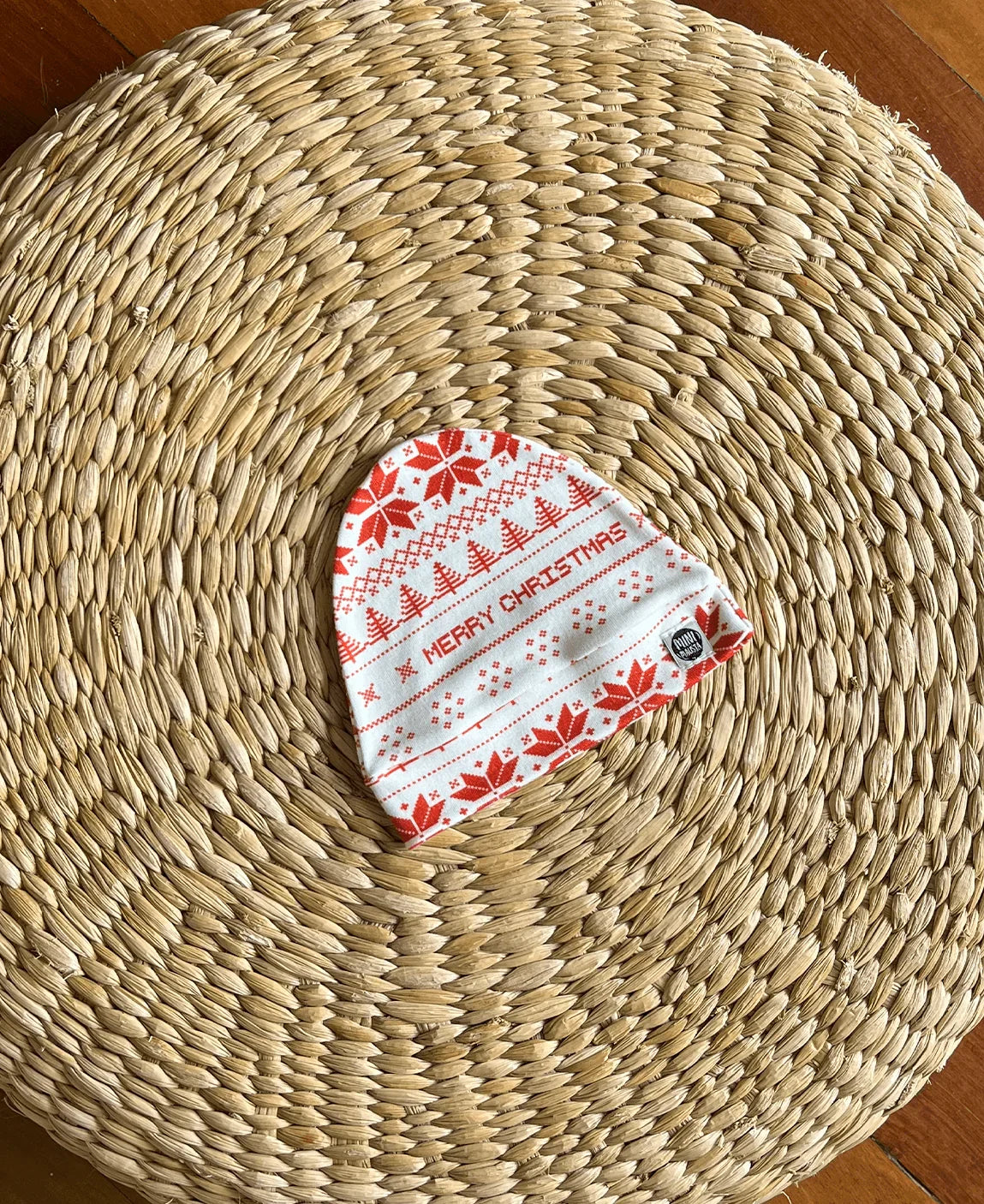 Touca de Bebê Unissex | Xmas Tricot - MiniMalista Baby - 0, b2b, Baby, Christmas, com-desconto-mm10, Meia Estação, Menina, natal, Neutro, tab-tam-touca-bebe, Unissex, Xmas -bebê-minimalista-estiloso