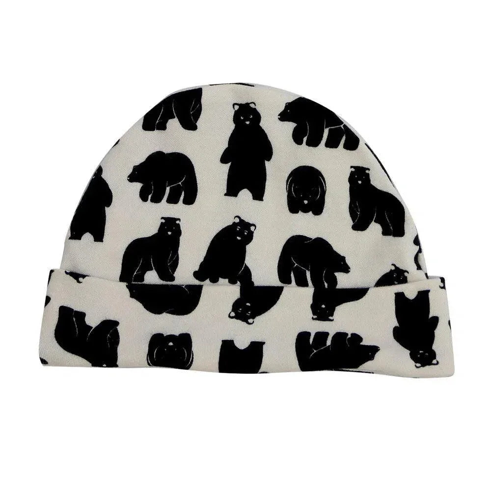 Touca de Bebê Unissex Urso de Inverno Ivory - MiniMalista Baby - 0.3, 0.5, b2b, Baby, black-friday, Meia Estação, Menina, Menino, outlet, SALE-FINAL, tab-tam-touca-bebe -bebê-minimalista-estiloso