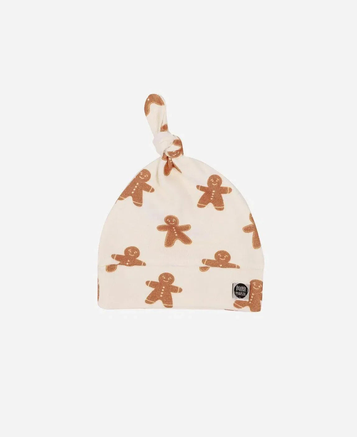 Touca Nó Recém-Nascido Unissex | Gingerbread - MiniMalista Baby - 0, b2b, Baby, Christmas, com-desconto-mm10, Meia Estação, Menina, natal, Neutro, tab-tam-touca-nó, Unissex, Xmas -bebê-minimalista-estiloso