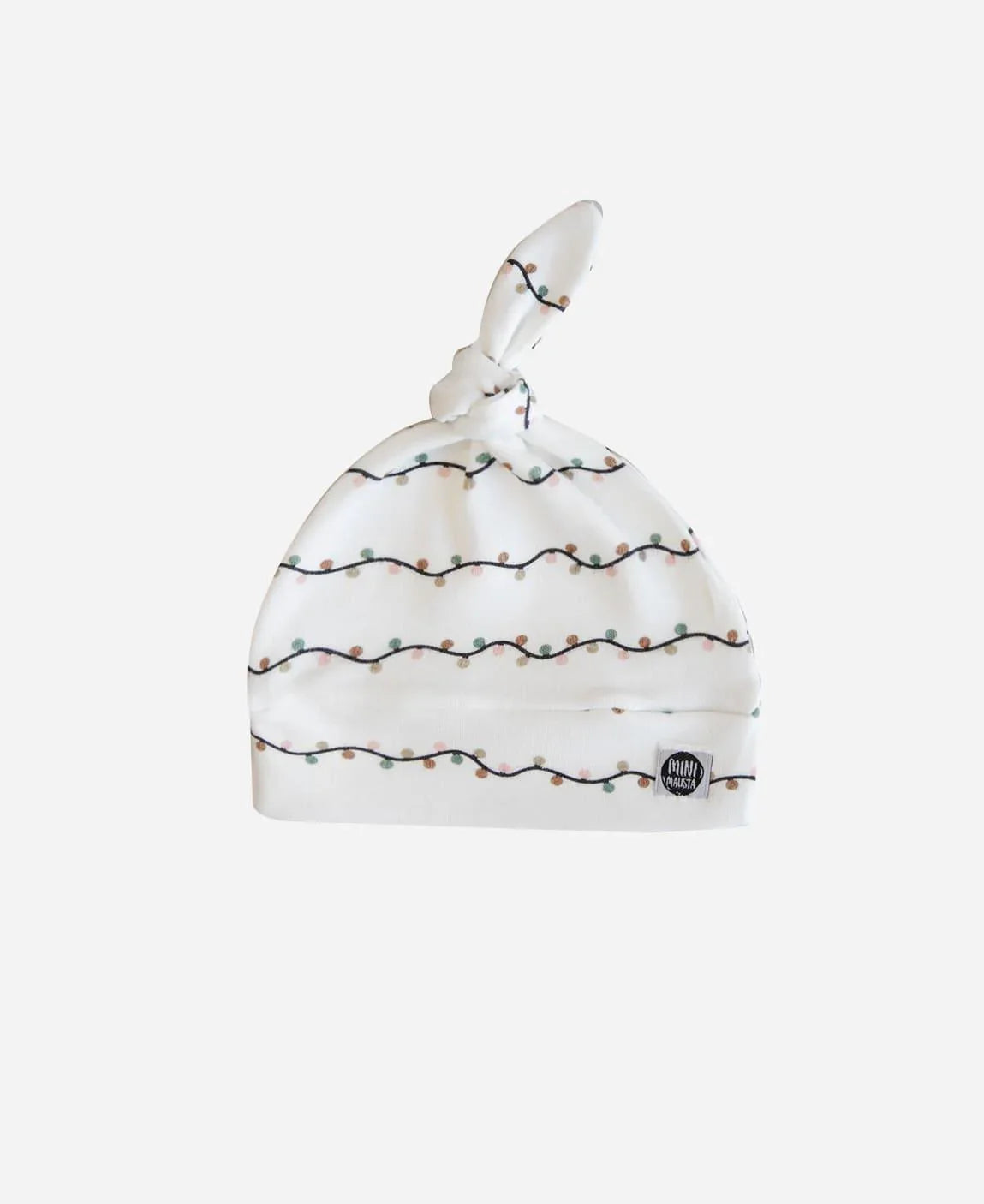 Touca Nó Recém-Nascido Unissex | Lights - MiniMalista Baby - 0.3, Ano Novo, b2b, Baby, black-friday, Christmas, com-desconto-mm10, Meia Estação, Menina, natal, Neutro, Reveillon, tab-tam-touca-nó, Unissex, Xmas -bebê-minimalista-estiloso