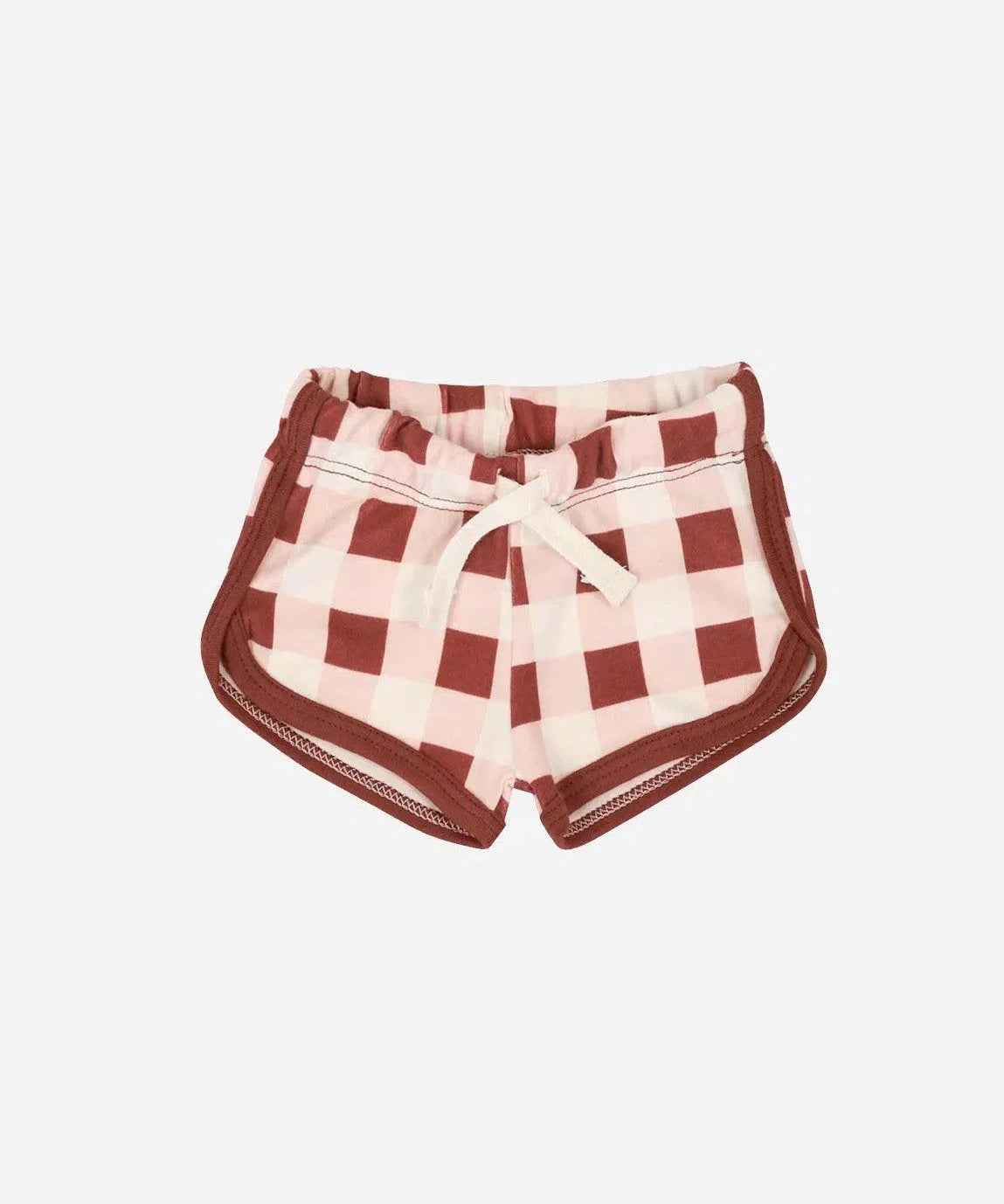 Track Shorts Infantil Unissex Vichy Wine - MiniMalista Baby - 0, b2b, Calor, Christmas, com-desconto-mm10, Menina, natal, SALE-FINAL, tab-tam-track-shorts, Verão, Xmas -bebê-minimalista-estiloso