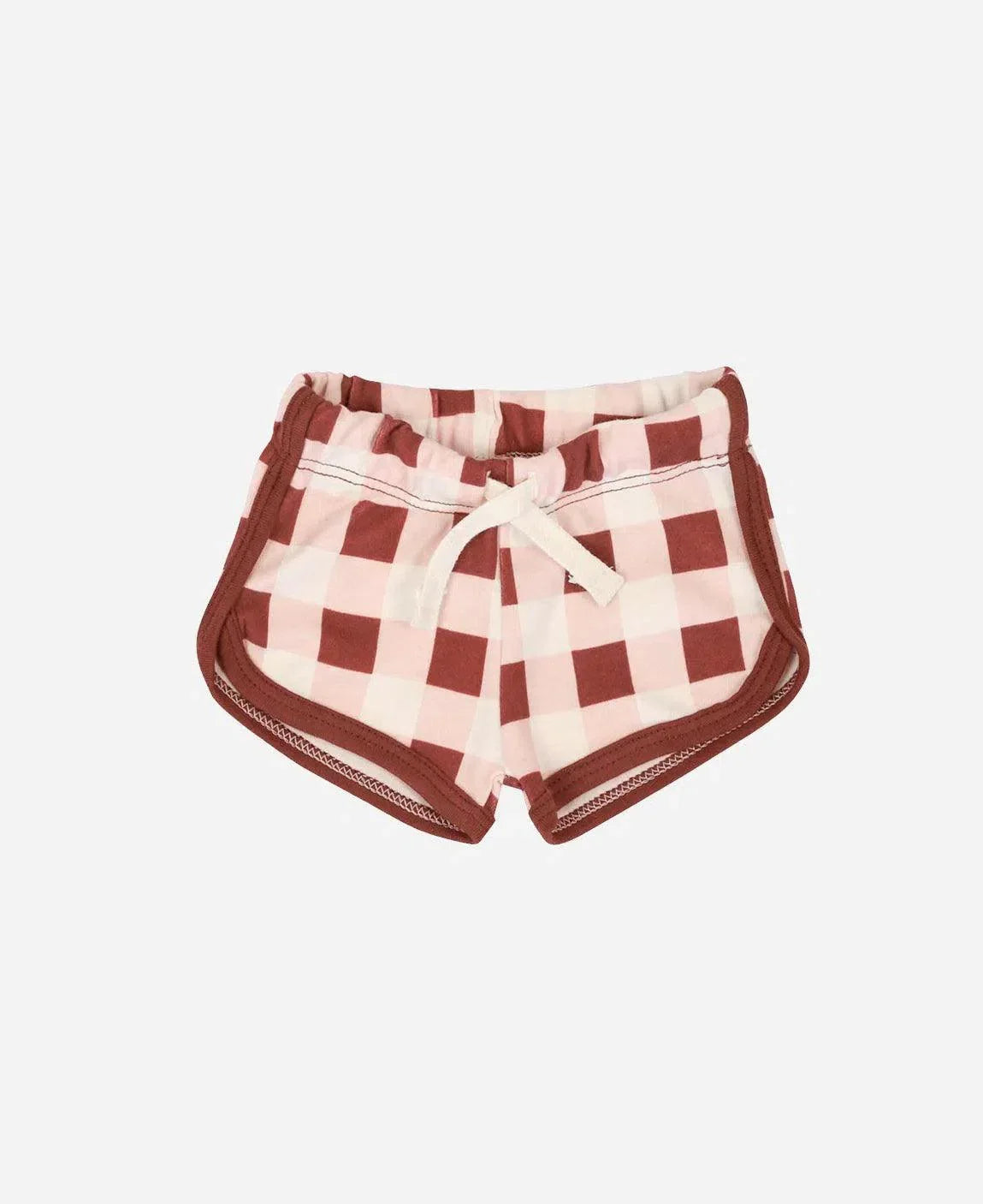 Track Shorts Infantil Unissex Vichy Wine - MiniMalista Baby - 0, b2b, Calor, Christmas, com-desconto-mm10, Menina, natal, SALE-FINAL, tab-tam-track-shorts, Verão, Xmas -bebê-minimalista-estiloso