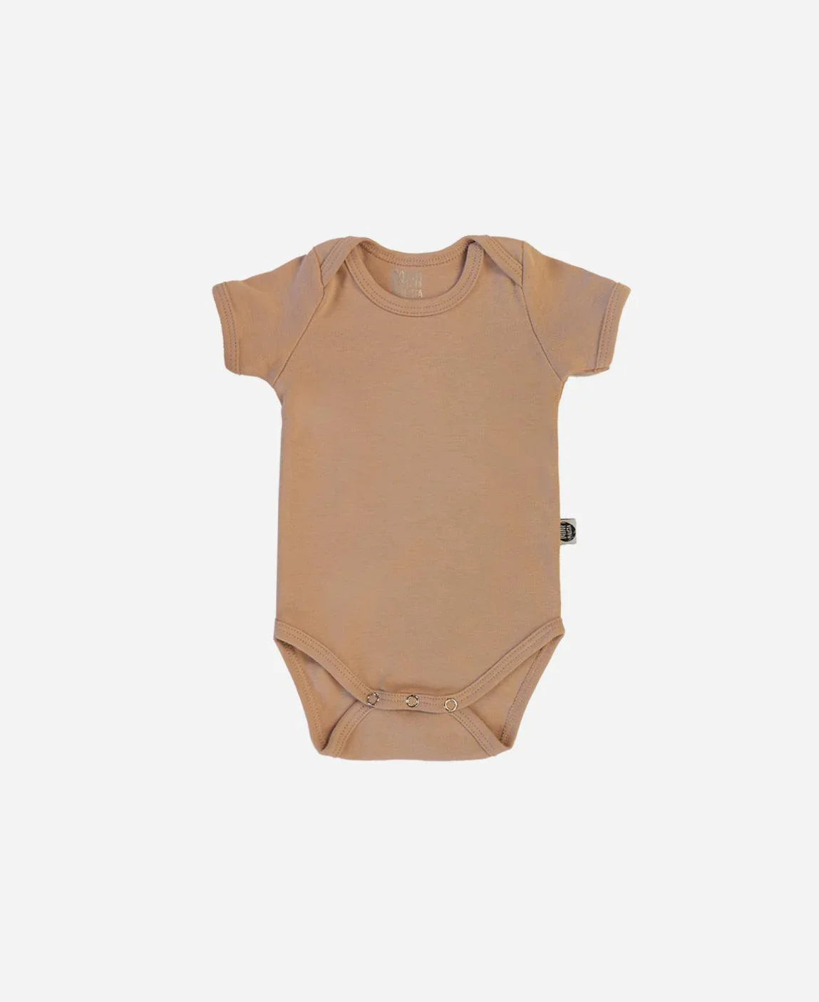 Body de Bebê Manga Curta Unissex MiniMalista | Liso Cinnamon - MiniMalista Baby - 0.2, b2b, Baby, black-friday, com-desconto-mm10, Meia Estação, Menina, Menino, Neutro, tab-tam-body-curto, Unissex -bebê-minimalista-estiloso