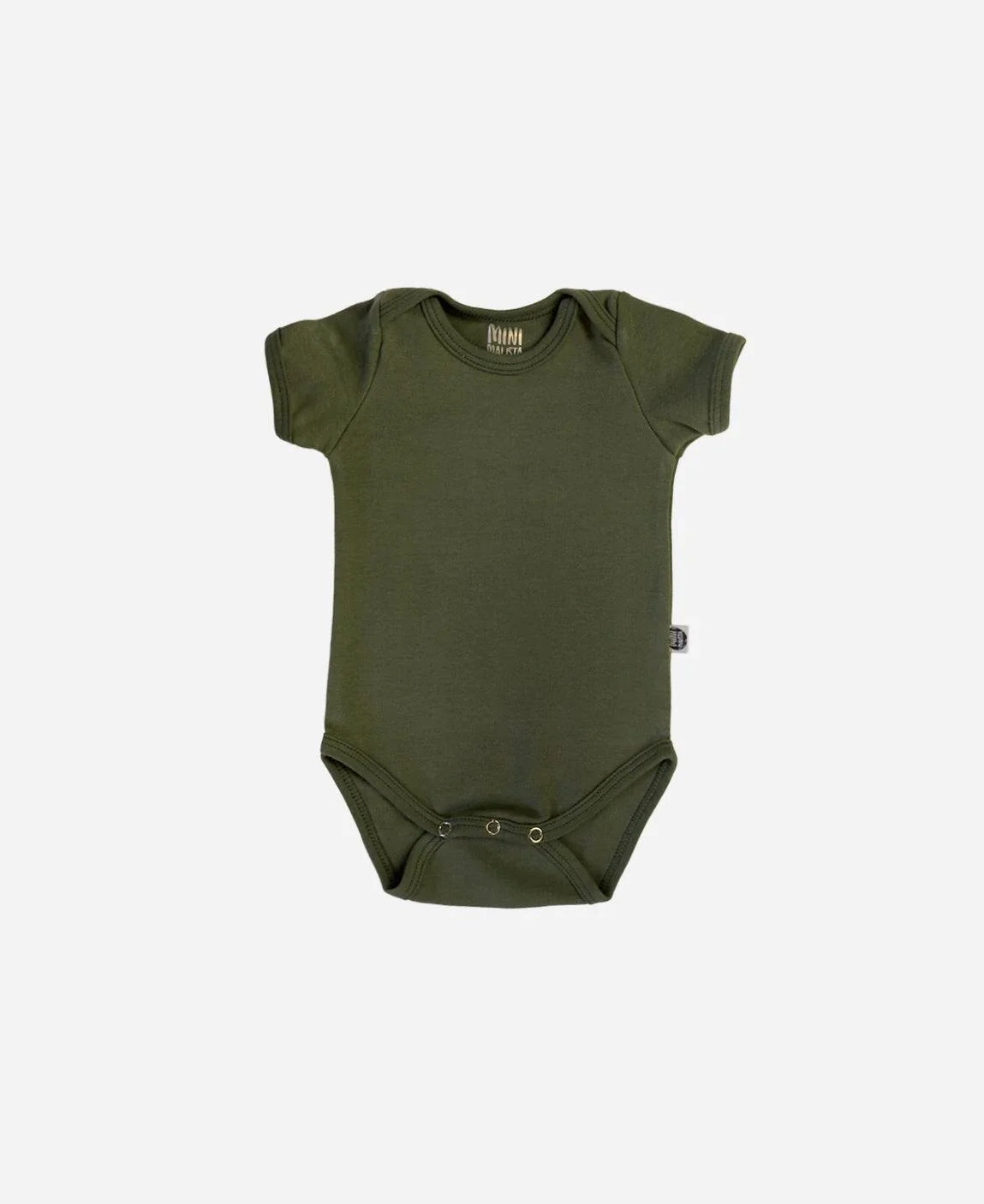 Body de Bebê Manga Curta Unissex MiniMalista | Liso Jungle Green - MiniMalista Baby - 0.2, b2b, Baby, black-friday, Christmas, com-desconto-mm10, Meia Estação, Menino, Natal, tab-tam-body-curto, Xmas -bebê-minimalista-estiloso