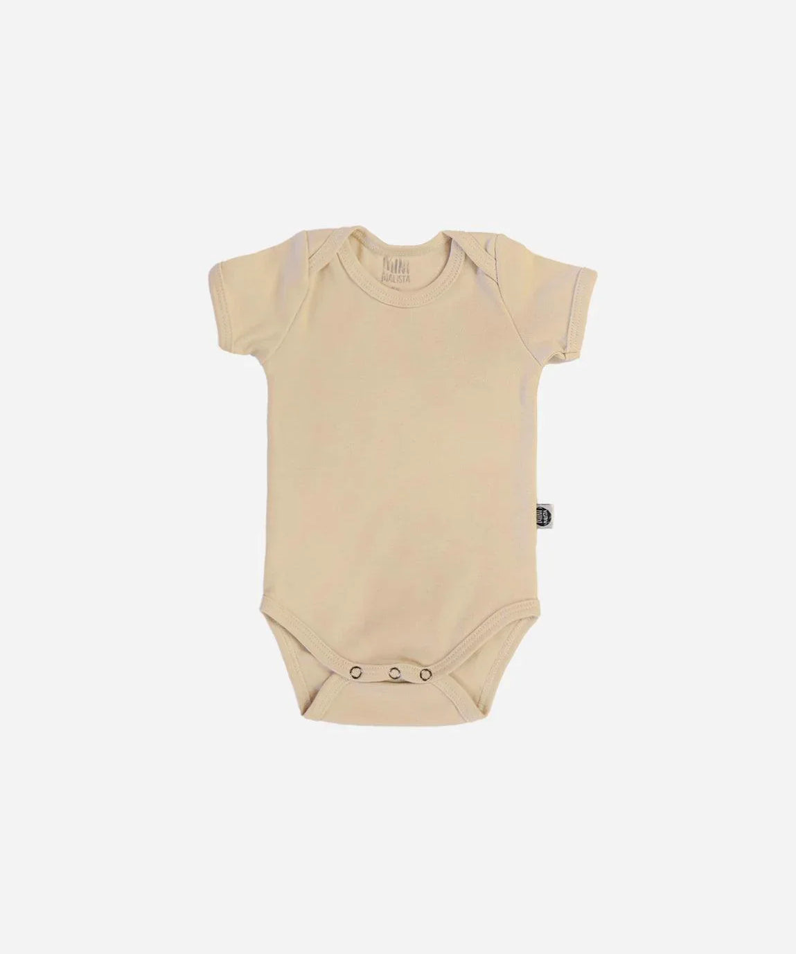 Body de Bebê Manga Curta Unissex MiniMalista | Liso Sand - MiniMalista Baby - 0.3, b2b, Baby, black-friday, com-desconto-mm10, Meia Estação, Menina, Neutro, tab-tam-body-curto, Unissex -bebê-minimalista-estiloso