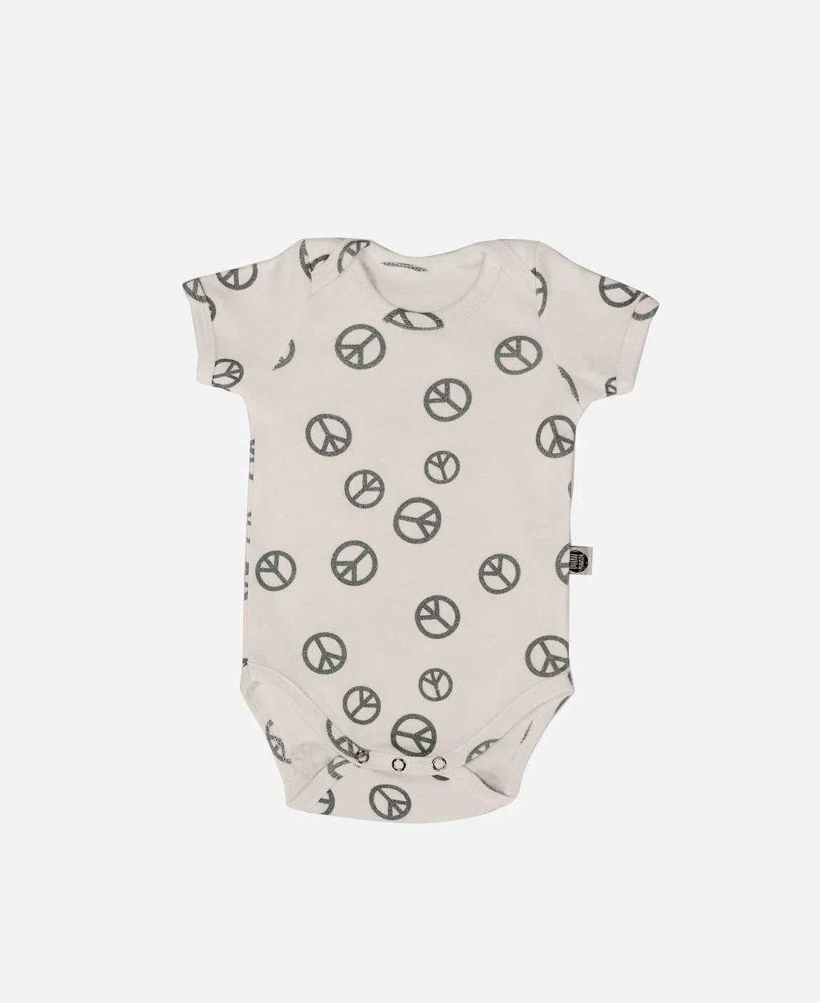 Body de Bebê Manga Curta Unissex | Peace and Love - MiniMalista Baby - 0.3, b2b, Baby, black-friday, com-desconto-mm10, Meia Estação, Menino, tab-tam-body-curto -bebê-minimalista-estiloso