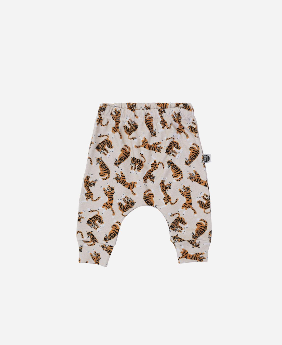 Calça de Bebê Harém Unissex | Tiger - MiniMalista Baby - 0.3, 0.35, b2b, Baby, black-friday, com-desconto-mm10, Meia Estação, Menino, Neutro, tab-tam-calça-harem-bebe, Unissex -bebê-minimalista-estiloso