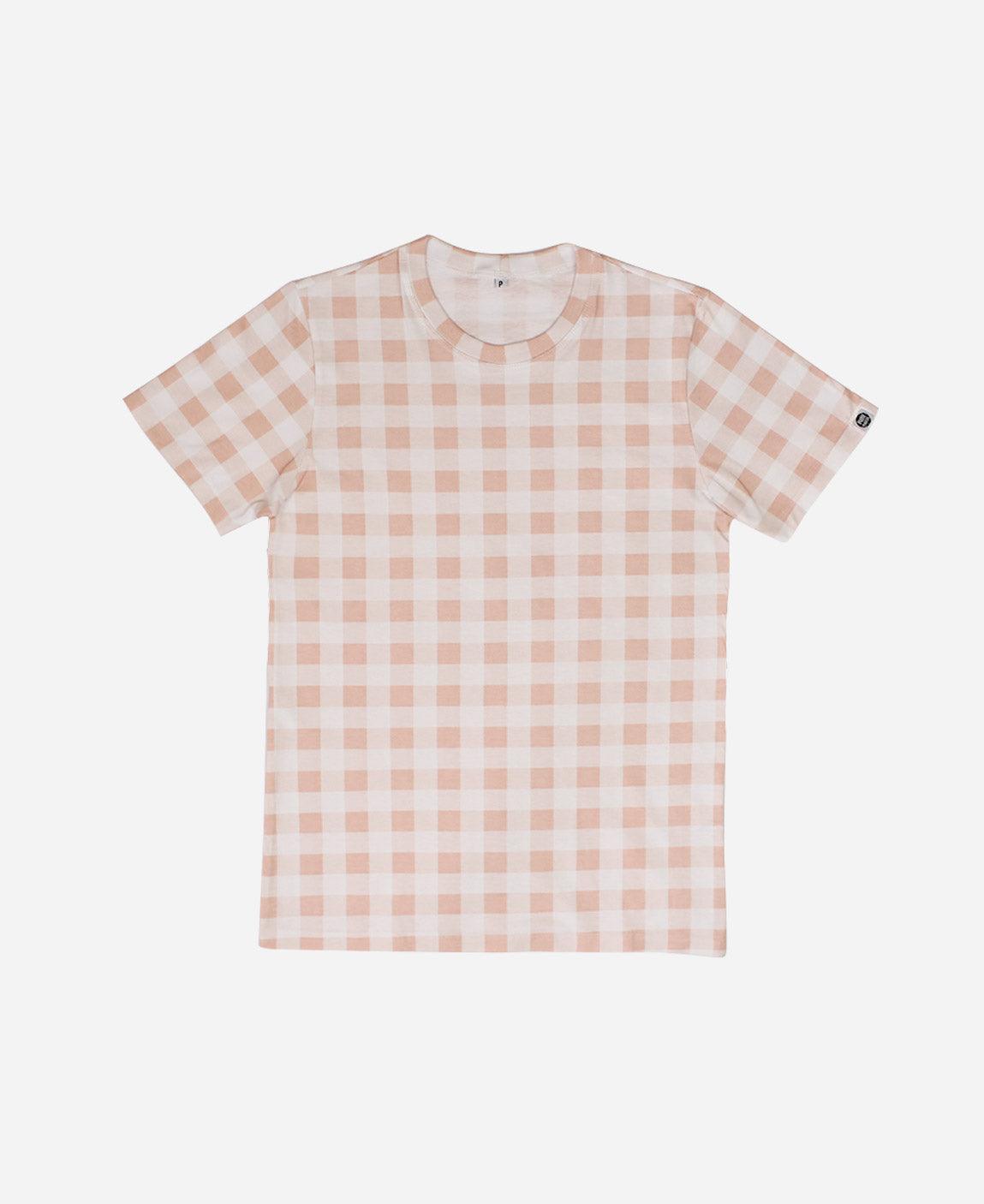 Camiseta Adulto Unissex Vichy Rose - MiniMalista Baby - b2b, Meia Estação, Menina, outlet -bebê-minimalista-estiloso