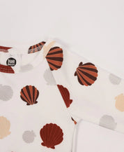 Camiseta Infantil Proteção Solar Unissex UV50+ | Seashell - MiniMalista Baby - 0, 0.3, b2b, black-friday, Calor, com-desconto-mm10, Menina, Neutro, tab-tam-camiseta-praia, tab-tam-camiseta-solar-praia, tab-tamanho-camiseta-raglan, Unissex, Verão -bebê-minimalista-estiloso