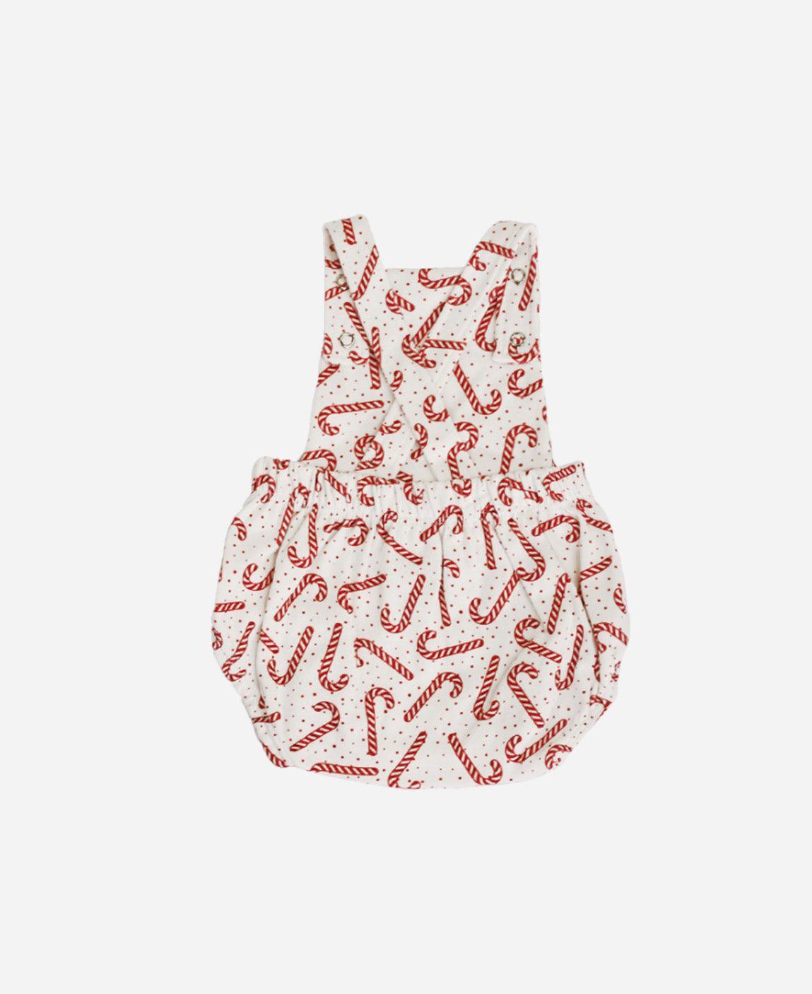 Jardineira de Bebê Unissex | Candy Cane - MiniMalista Baby - 0, b2b, Baby, Calor, Christmas, com-desconto-mm10, Menina, natal, Neutro, SALE-FINAL, tab-tam-jardineiras, ultimas-peças, Unissex, Verão, Xmas -bebê-minimalista-estiloso