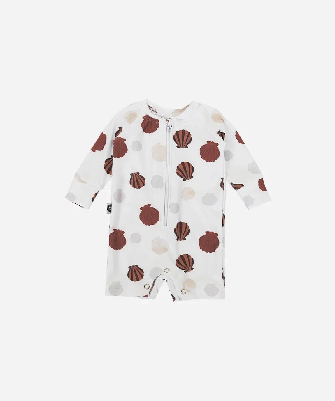 Macaquinho de Praia Estampado UV50+ | Seashell - MiniMalista Baby - 0, b2b, Baby, Calor, com-desconto-mm10, Menina, Neutro, tab-tam-macaquinho-praia, Unissex, Verão -bebê-minimalista-estiloso