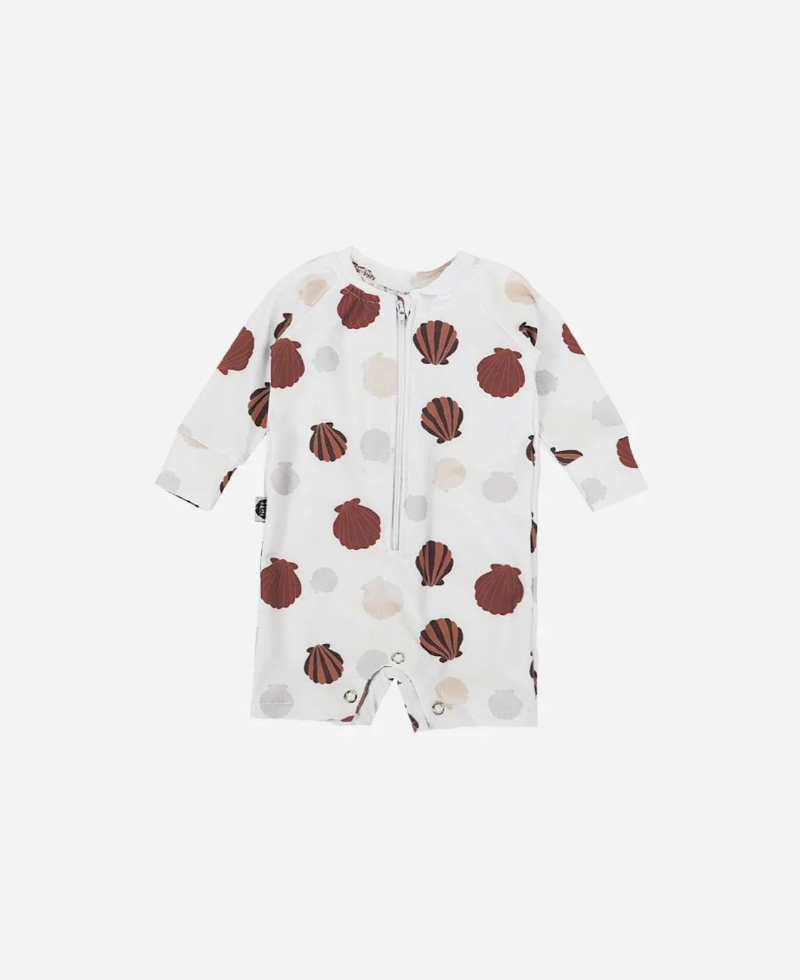 Macaquinho de Praia Estampado UV50+ | Seashell - MiniMalista Baby - 0, b2b, Baby, Calor, com-desconto-mm10, Menina, Neutro, tab-tam-macaquinho-praia, Unissex, Verão -bebê-minimalista-estiloso