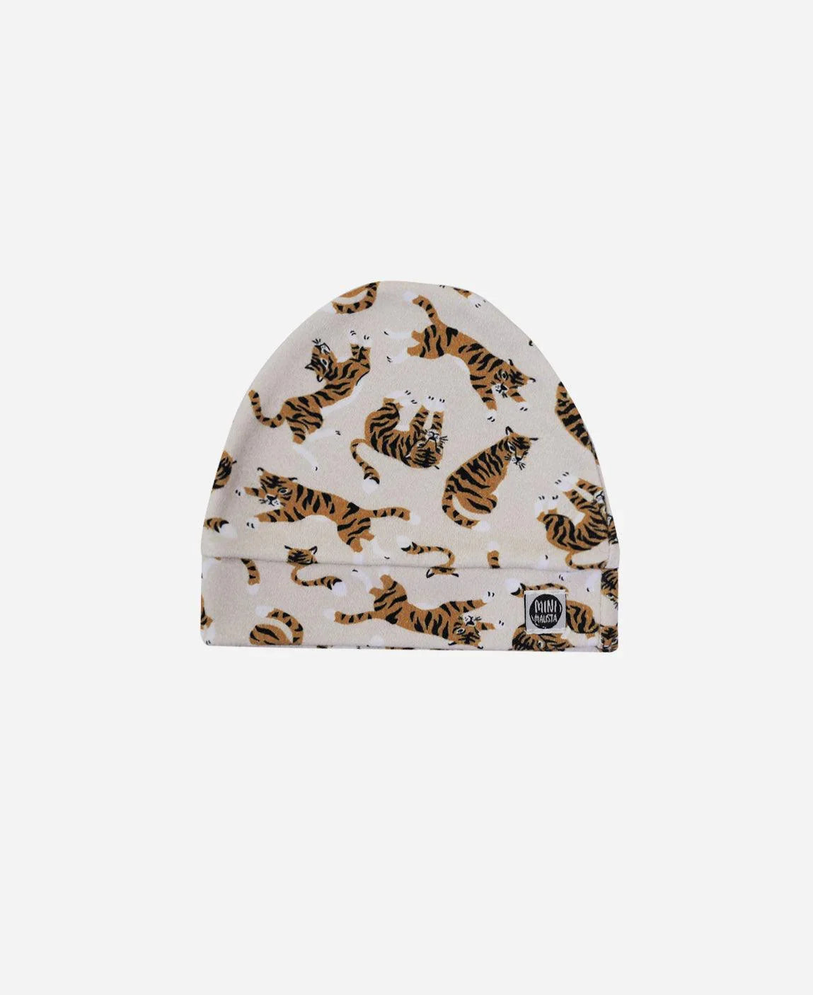Touca de Bebê Unissex | Tiger - MiniMalista Baby - 0.3, 0.35, b2b, Baby, black-friday, com-desconto-mm10, Meia Estação, Menino, Neutro, tab-tam-touca-bebe, Unissex -bebê-minimalista-estiloso