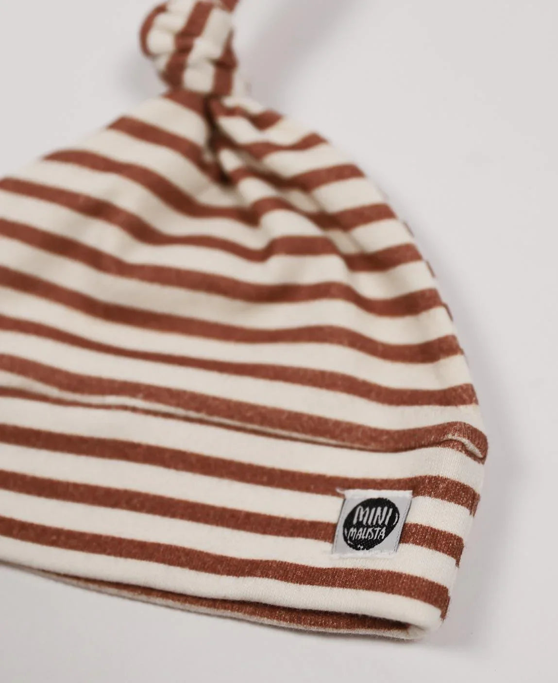 Touca Nó Recém-Nascido Unissex | Listrinhas Chutney - MiniMalista Baby - 0.3, 0.45, b2b, Baby, black-friday, com-desconto-mm10, Meia Estação, Menino, Neutro, new, tab-tam-touca-nó, Unissex -bebê-minimalista-estiloso