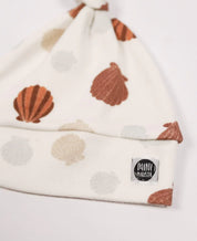 Touca Nó Recém-Nascido Unissex | Seashell - MiniMalista Baby - 0.3, b2b, Baby, black-friday, com-desconto-mm10, Meia Estação, Menina, Neutro, tab-tam-touca-nó, Unissex -bebê-minimalista-estiloso