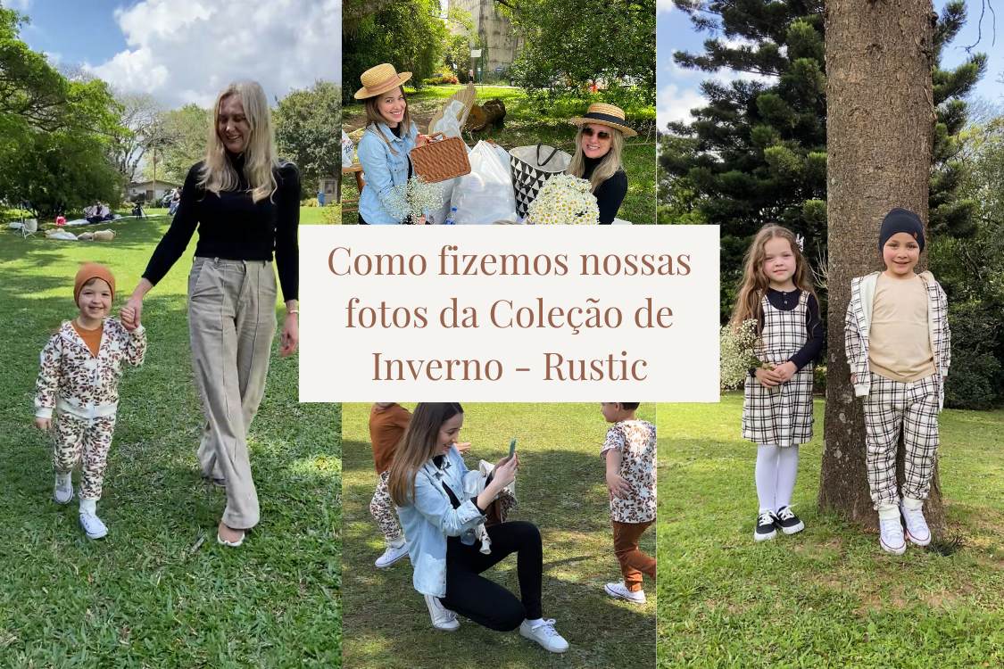 Nossa Sessão de Fotos no Jardim Botânico - Coleção Rustic