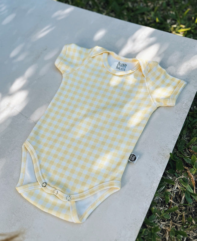 Estampa Vichy Amarelo