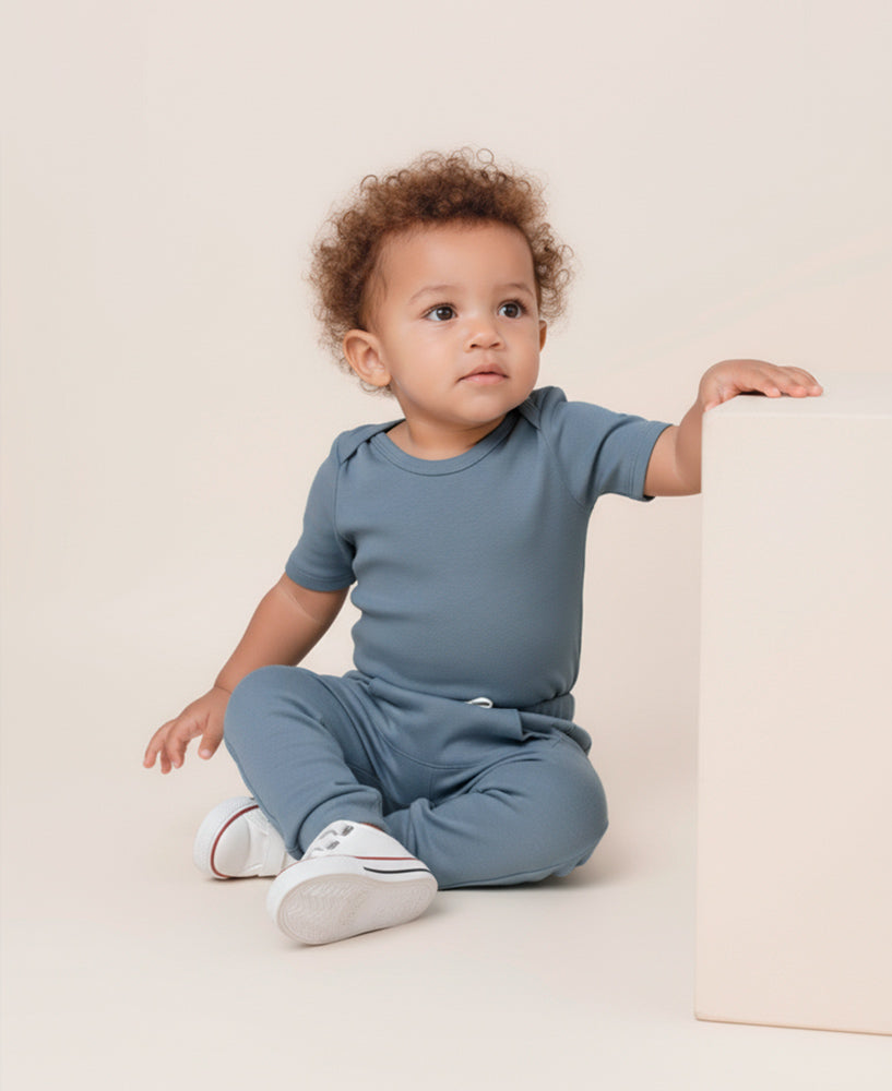 Cor Liso Azul Retrô