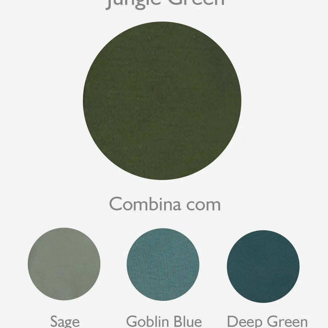 Cor Liso Jungle Green