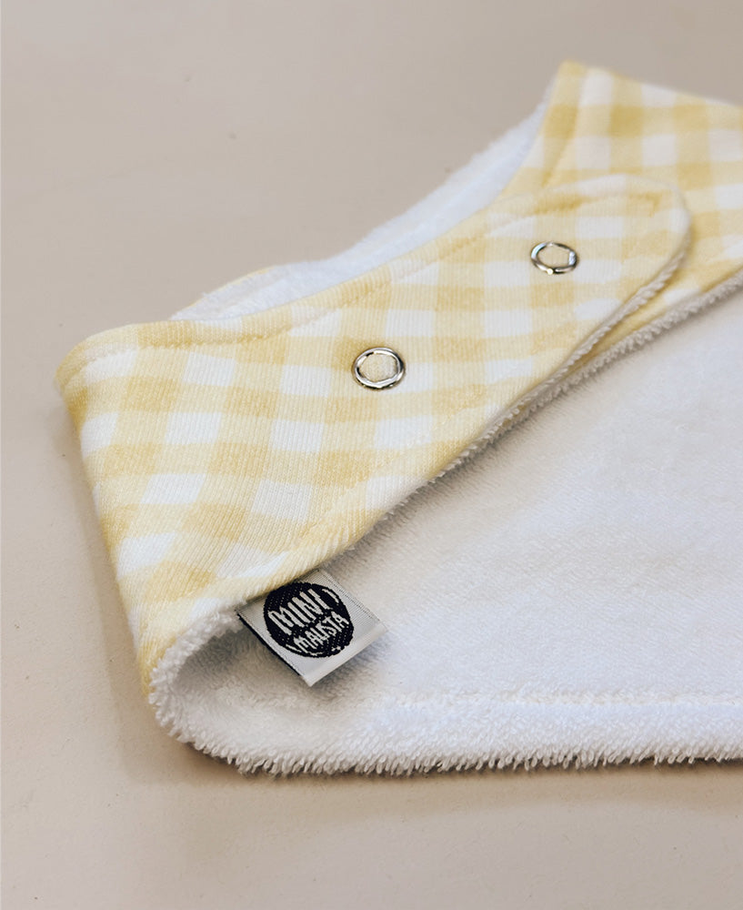 Babador Bandana Unissex | Vichy Amarelo