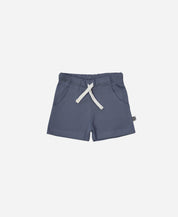 Bermuda Cargo Infantil Unissex | Liso Azul Oxford