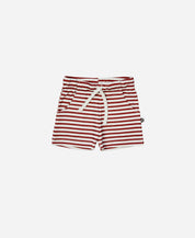 Bermuda Cargo Infantil Unissex | Listrinhas Vermelho