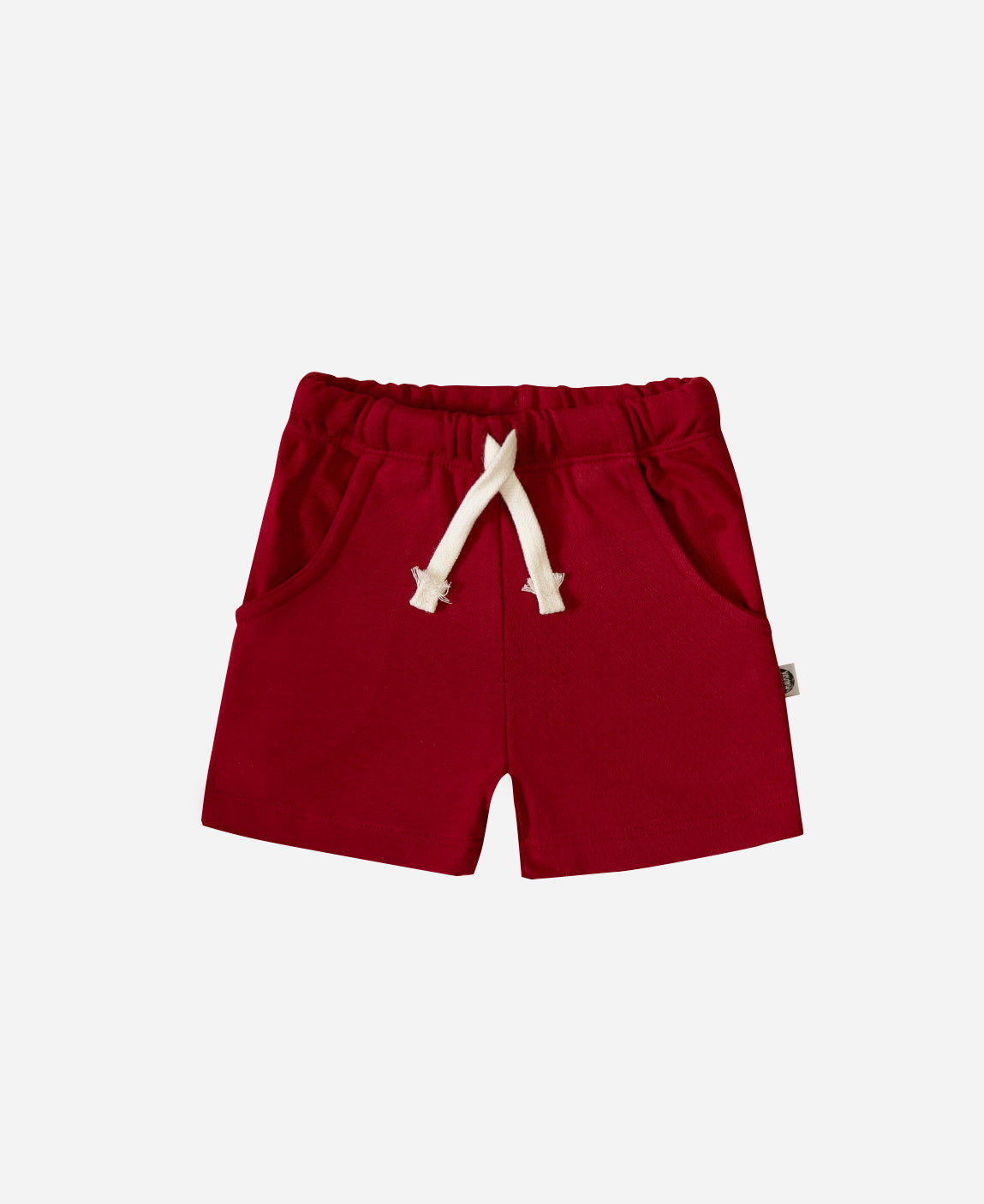 Bermuda Cargo Infantil Unissex MiniMalista Liso Real Red