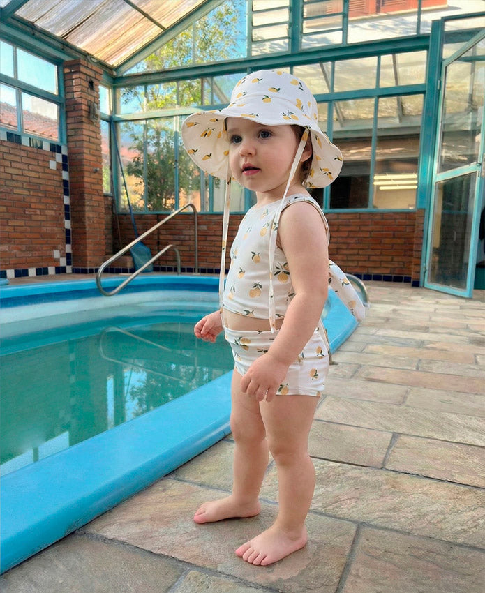 Biquini Dupla Face Infantil Estampado UV50+ | Limone