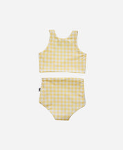 Biquini Dupla Face Infantil Estampado UV50+ | Vichy Amarelo