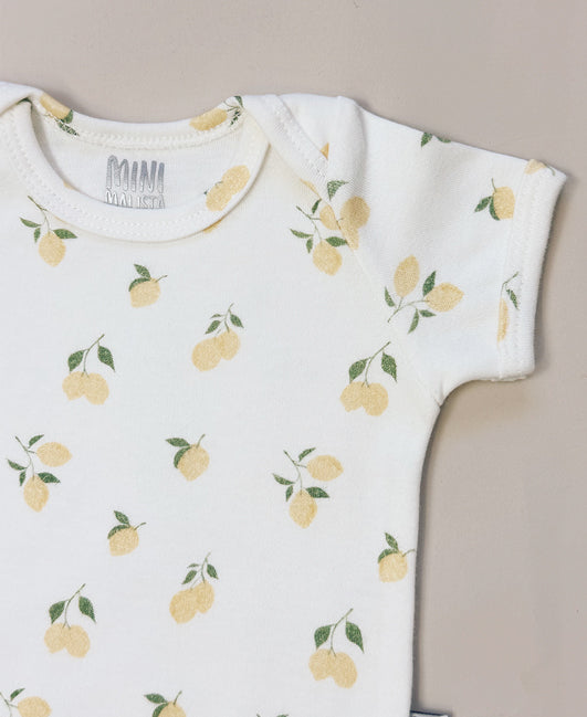 Body de Bebê Manga Curta Unissex | Limone