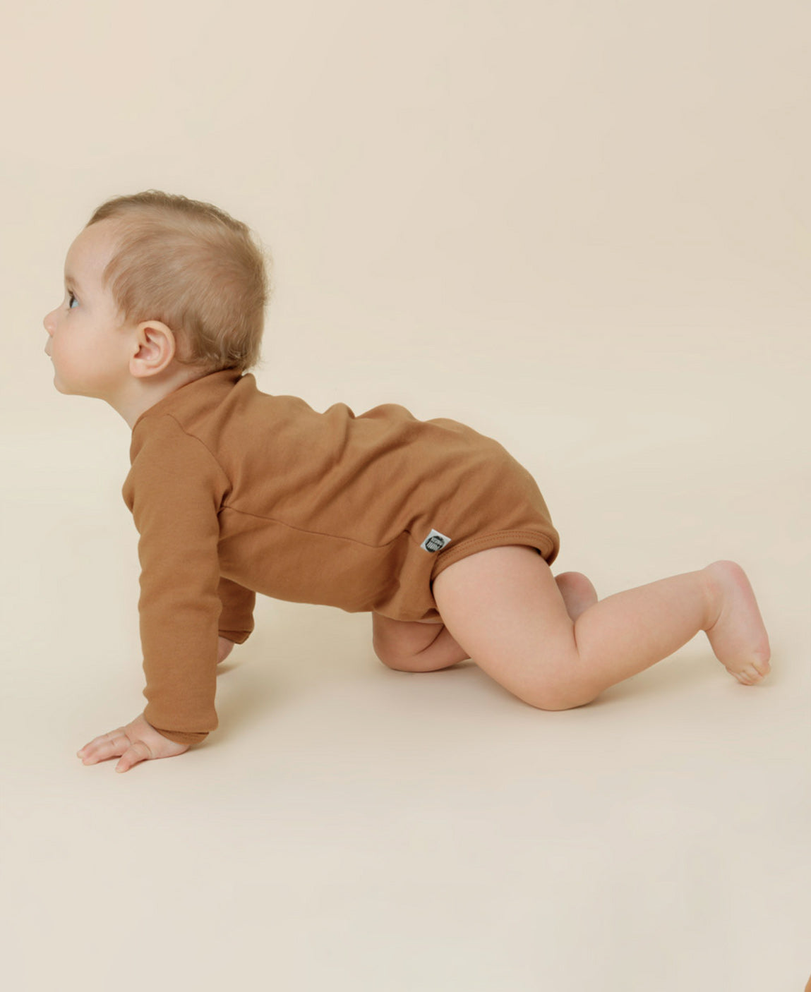 Body de Bebê Manga Longa Unissex | Liso Goldie