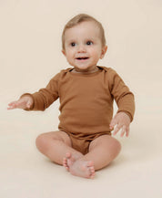 Body de Bebê Manga Longa Unissex | Liso Goldie