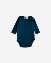 Body de Bebê Manga Longa Unissex | Liso Azul Sky