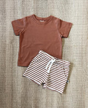 Conjunto Camiseta e Bermuda Infantil Menino | Chutney e Listrinhas