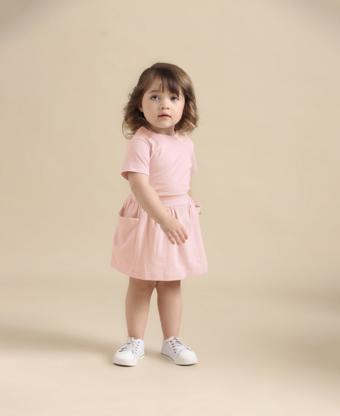 Camiseta Infantil Manga Curta Unissex | Liso Peachy
