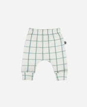 Calça de Bebê Harém | Xadrez Azul