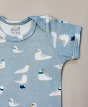 Conjunto Body Manga Curta e Calça Bebê Unissex | Seagulls