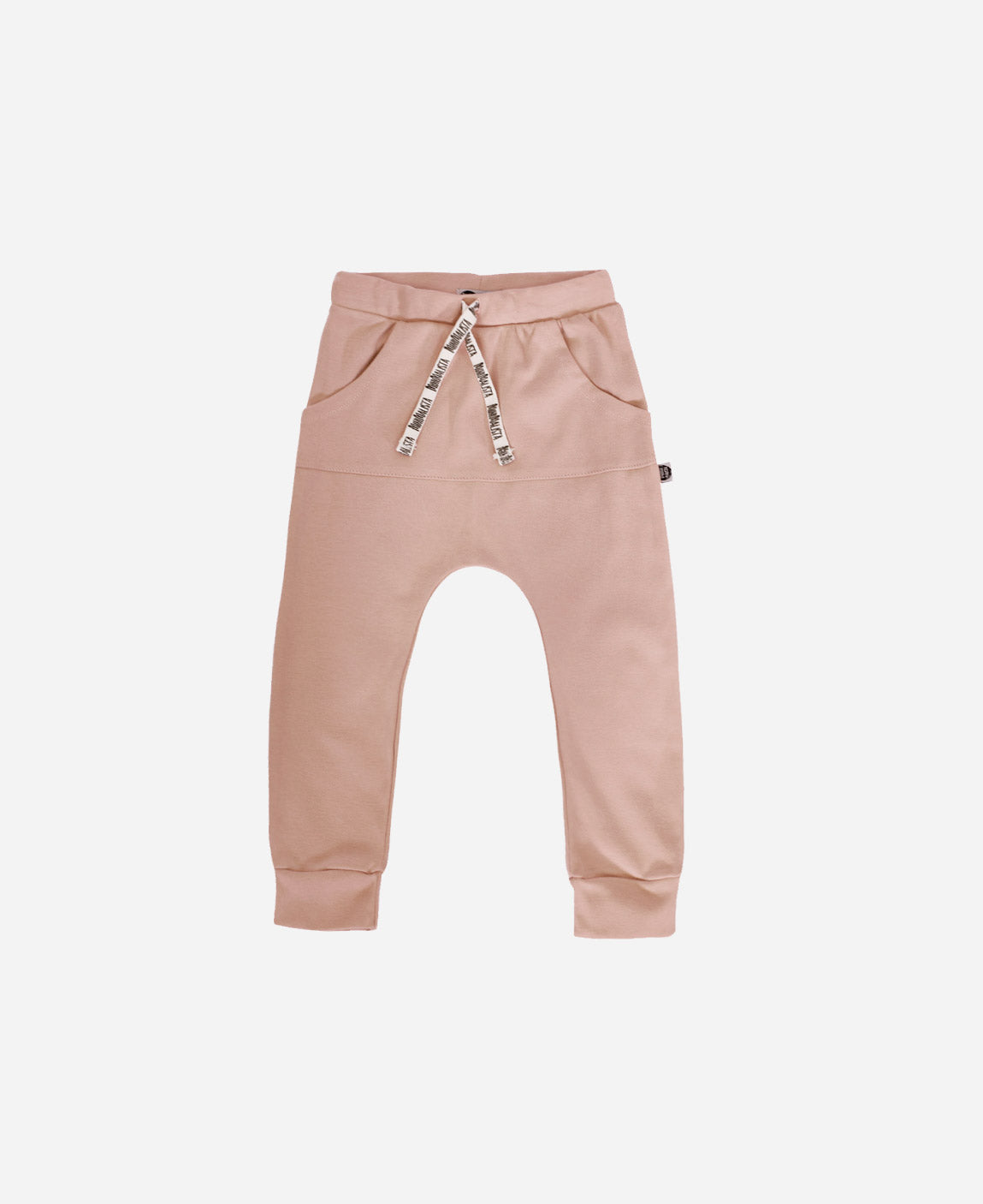 Calça Bolsão Unissex MiniMalista | Liso Mystic Rose