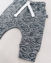 Conjunto Bebê Menino Calça + Body Longo + Babador | Mescla e Dreamy