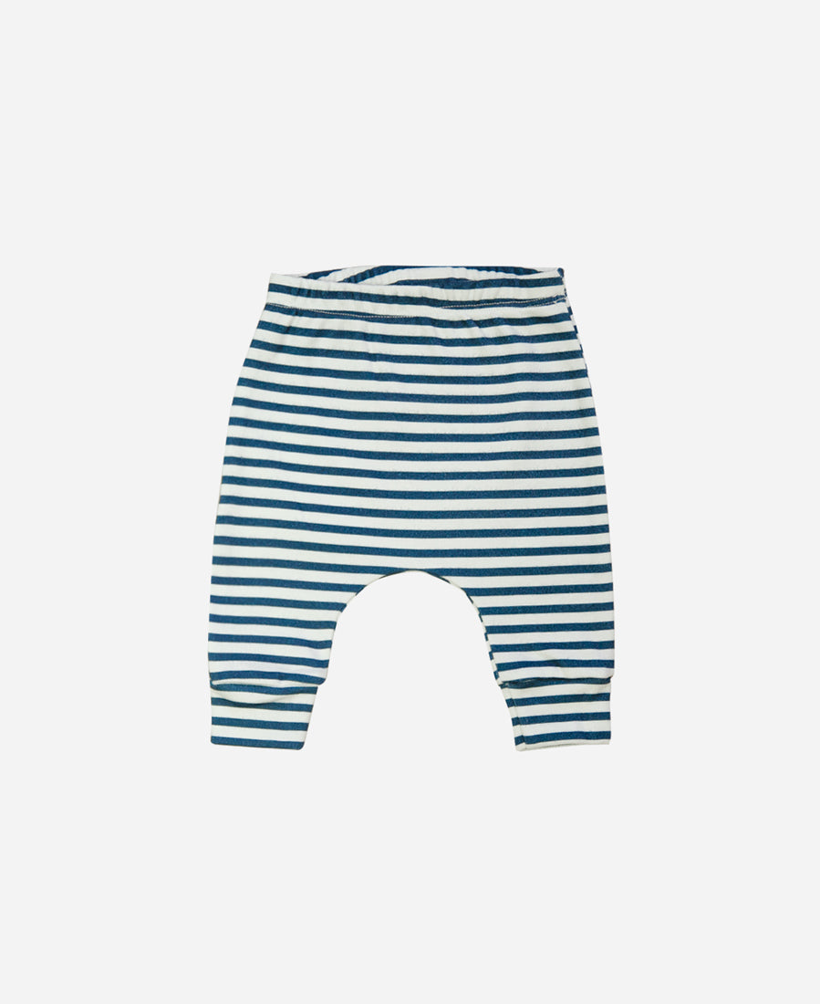 Calça de Bebê Harém Unissex | Listrinhas Navy