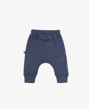 Calça Bolsão Unissex | Liso Azul Oxford